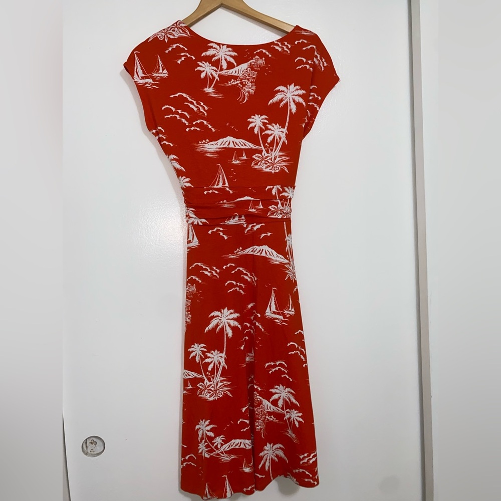Hobbs London Matilda Dress Mango White - Picture 8 of 11